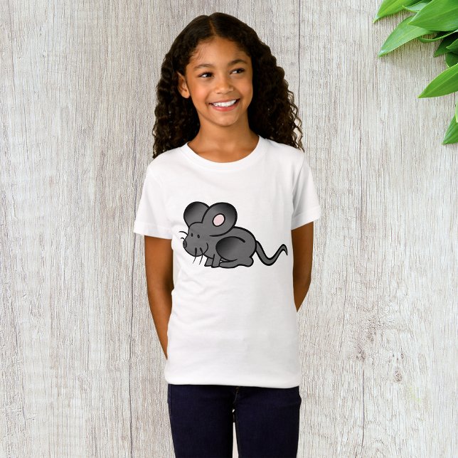 Tecknad Mouse Girls T-Shirt (Skapare uppladdad)
