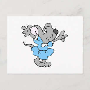 Tecknad Mouse Vykort