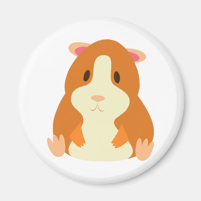 Tecknad Muffin Magnet (Framsidan)