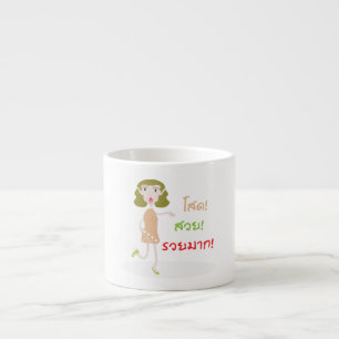 tecknad mugg espressomugg