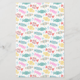 Tecknad - multifärgade festitiva kanaler