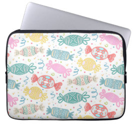 Tecknad - multifärgade festitiva kanaler laptop fodral