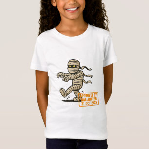 Tecknad Mummy - godkänd av Halloween T Shirt