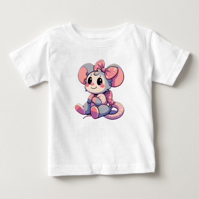 Tecknad-mus T Shirt (Framsida)