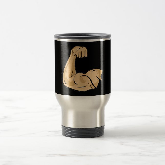 TECKNAD MUSCLES MAN strong arm biceps athletic pot Resemugg (Center)