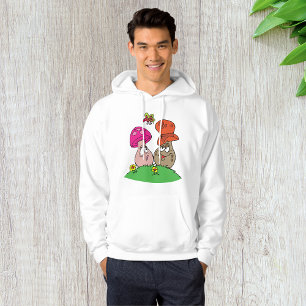 Tecknad Mushroom Manar Hoodie
