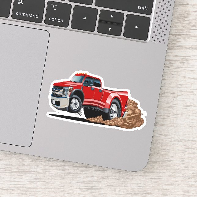 Tecknad muskel pickup klistermärken (Detalj)