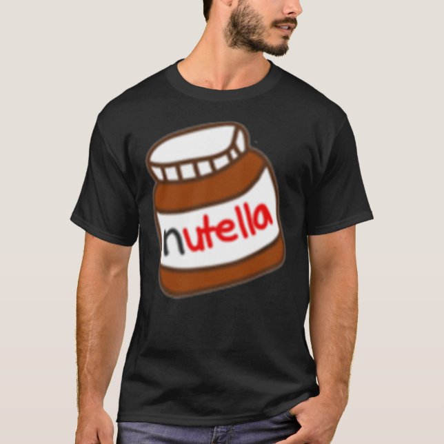 Tecknad nutella Classic T-Shirt (Framsida)