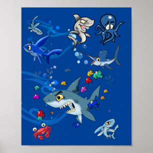 Tecknad oceanen poster