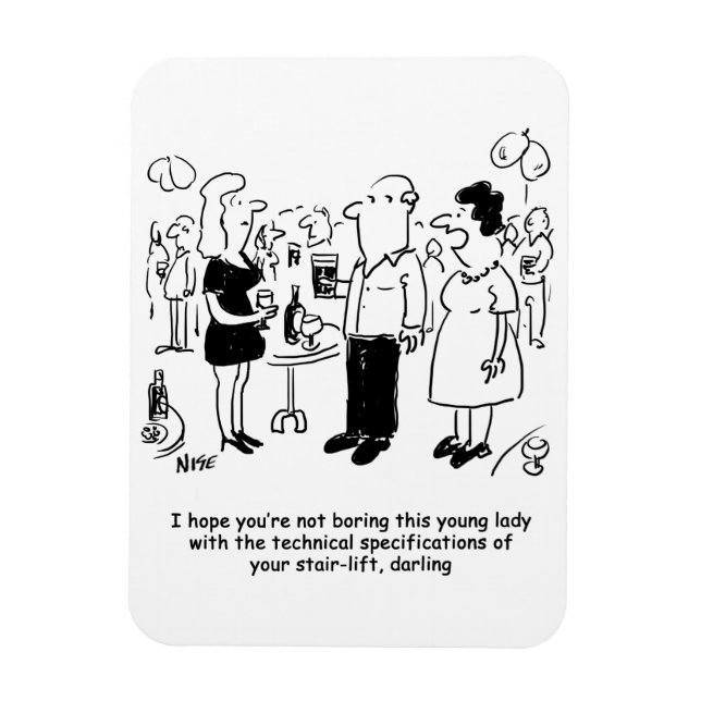 Tecknad om trappspecifikationer. magnet (Vertikal)