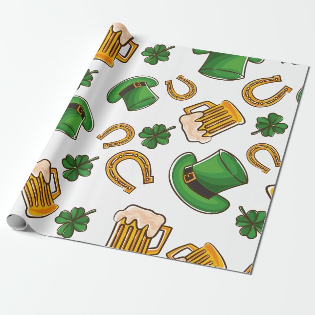 Tecknad omslagsduk presentpapper (Utrullad)