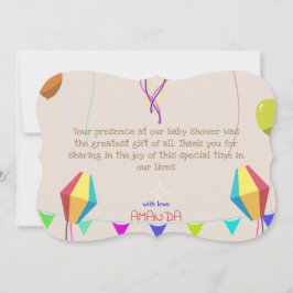 Tecknad Orange Kattbabyskor Tack Kort