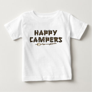 Tecknad ord konst lycklig kamrar baby t-shirt