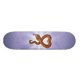Tecknad orm old school skateboard bräda 21,6 cm