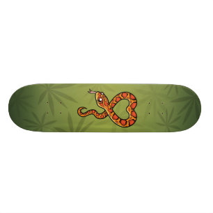 Tecknad orm skateboard bräda 21,5 cm