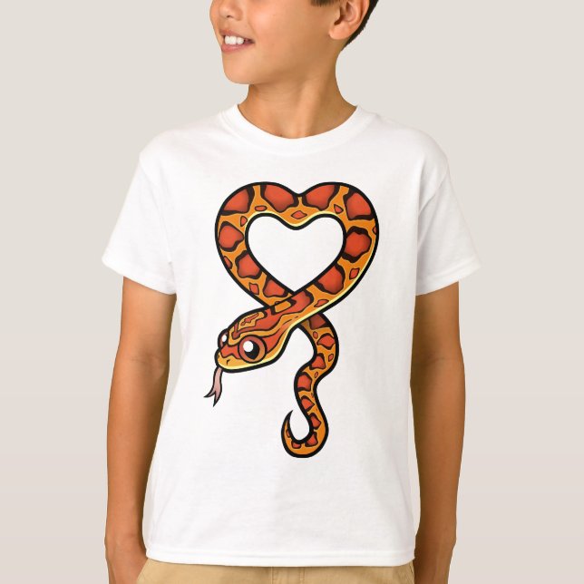 Tecknad orm t shirt (Framsida)
