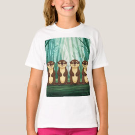 Tecknad Otters T Shirt