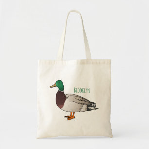 Tecknad på Mallard anka Tygkasse