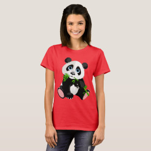 Tecknad Panda Bear Tröja