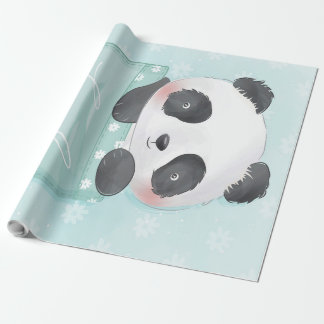 Tecknad Panda | Cute Panda finns i Pocket Presentpapper