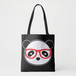 Tecknad Panda Purse - Leon the Panda Bear Bag Tygkasse