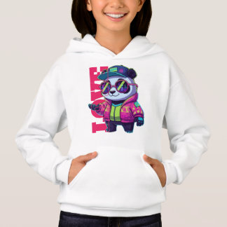 TECKNAD PANDOR BARN HOODE T SHIRT