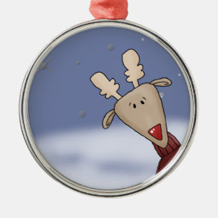 Tecknad Peeking Ornament