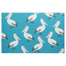Tecknad Pelican Print Mönster