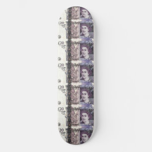 TECKNAD PENGARAR 2 SKATEBOARD BRÄDA 20 CM