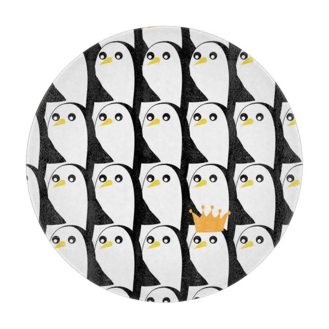 Tecknad Penguin: Svartvit Vintage (Framsidan)