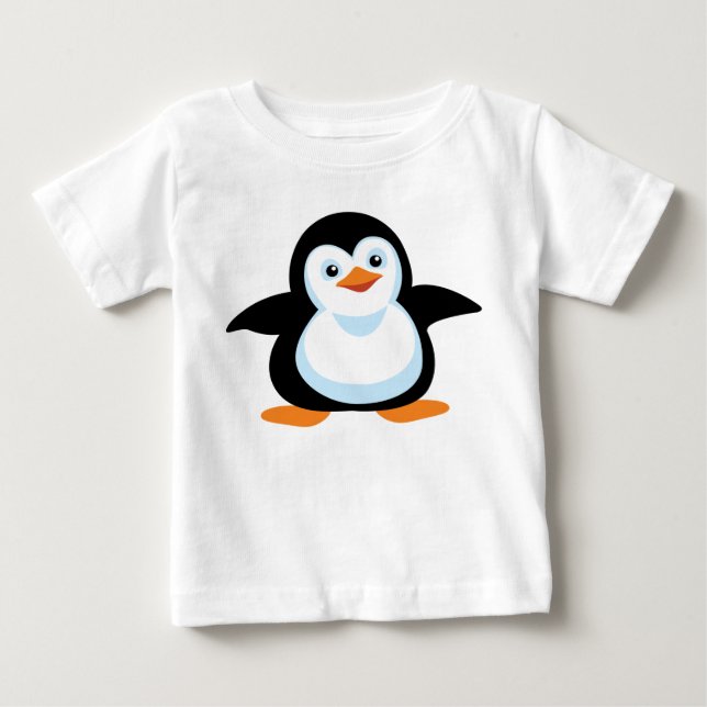 tecknad penguin tee shirt (Framsida)