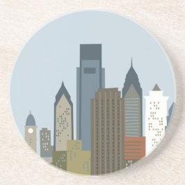 Tecknad Philadelphia Underlägg Sandsten