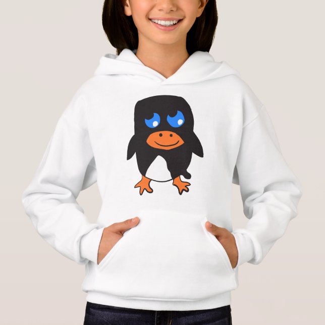 Tecknad pingvin t shirt (Framsida)