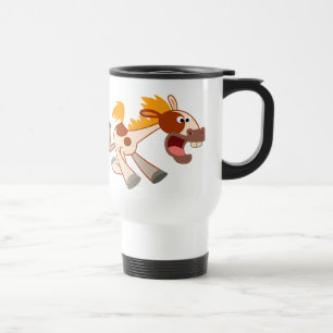 Tecknad Pinto Horse Commuter Mugg