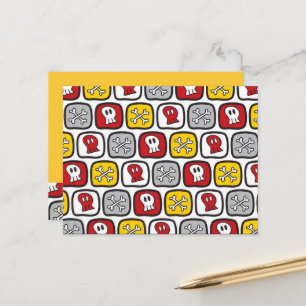 Tecknad Pirat/Skeleton Döskallars & Bones Roligt B Vykort