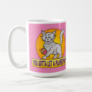 TECKNAD PLAYER CAT KAFFEMUGG