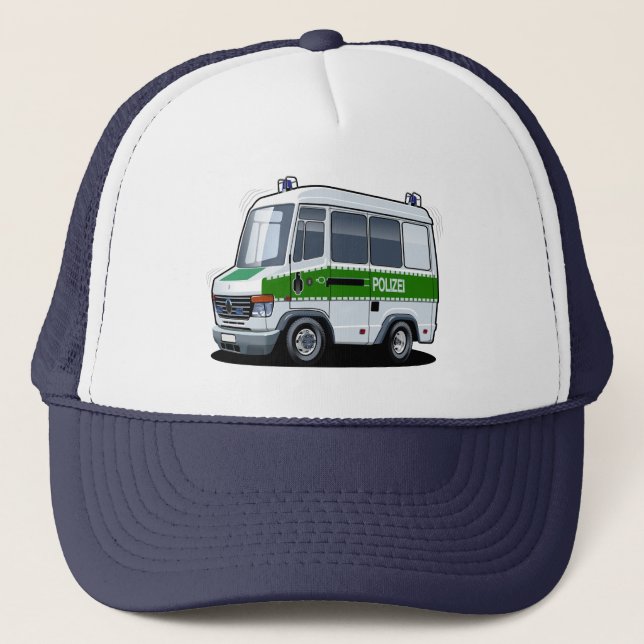 Tecknad Police Van Keps (Framsida)