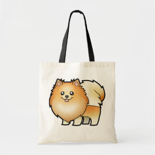 Tecknad Pomeranian Tygkasse