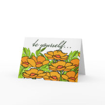 Tecknad Poppies for Courty