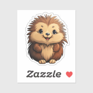 Tecknad porcupin klistermärken