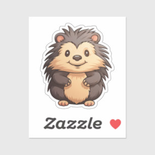Tecknad porcupin klistermärken