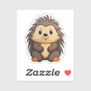 Tecknad porcupin klistermärken