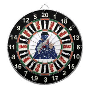 Tecknad Porträtt i Donald Trump-politiken Darttavla