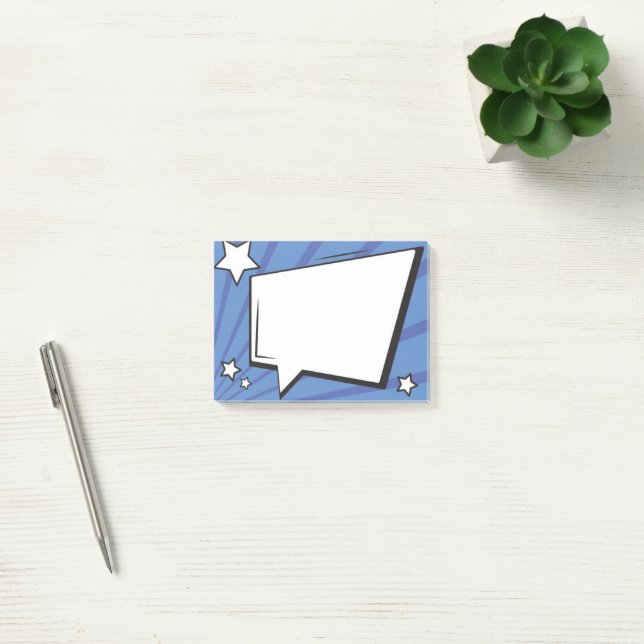 Tecknad Post-it Block (Kontor)