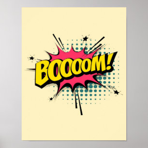 tecknad poster