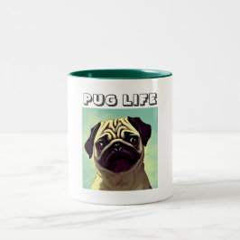 Tecknad Precious and Cutest All Roligt Pug Mugg Sh
