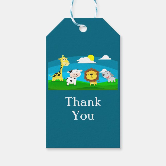 Tecknad Presentetikett (Framsidan)