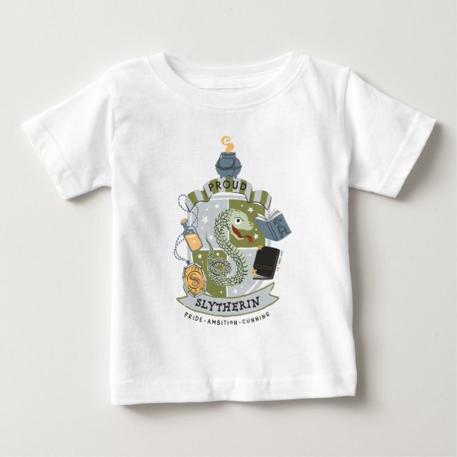 Tecknad Proud Slytherin Vapensköld T Shirt (Framsida)