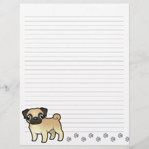 Tecknad Pug