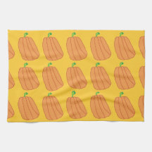 Tecknad Pumpkins towel